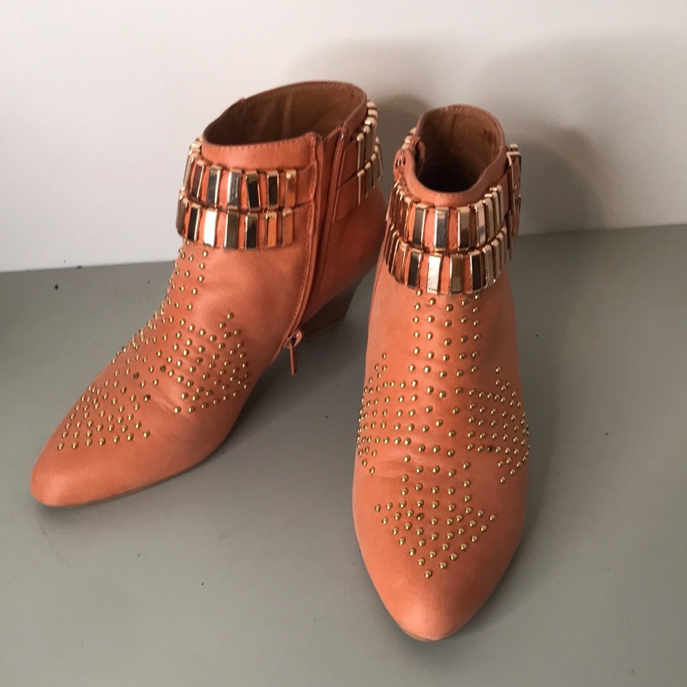 Jeffery Campbell ankle carol boots with studs etc